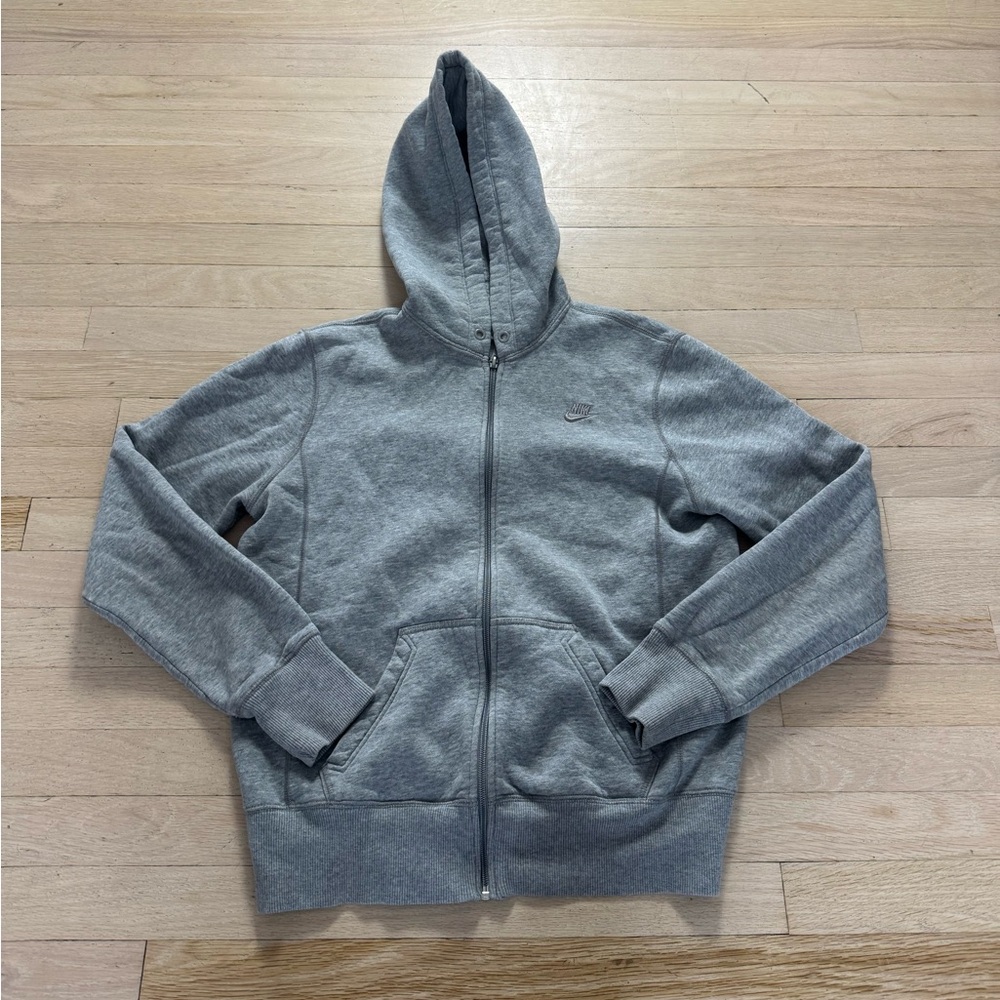 Nike Gray Zip-Up Men's Small Sweater